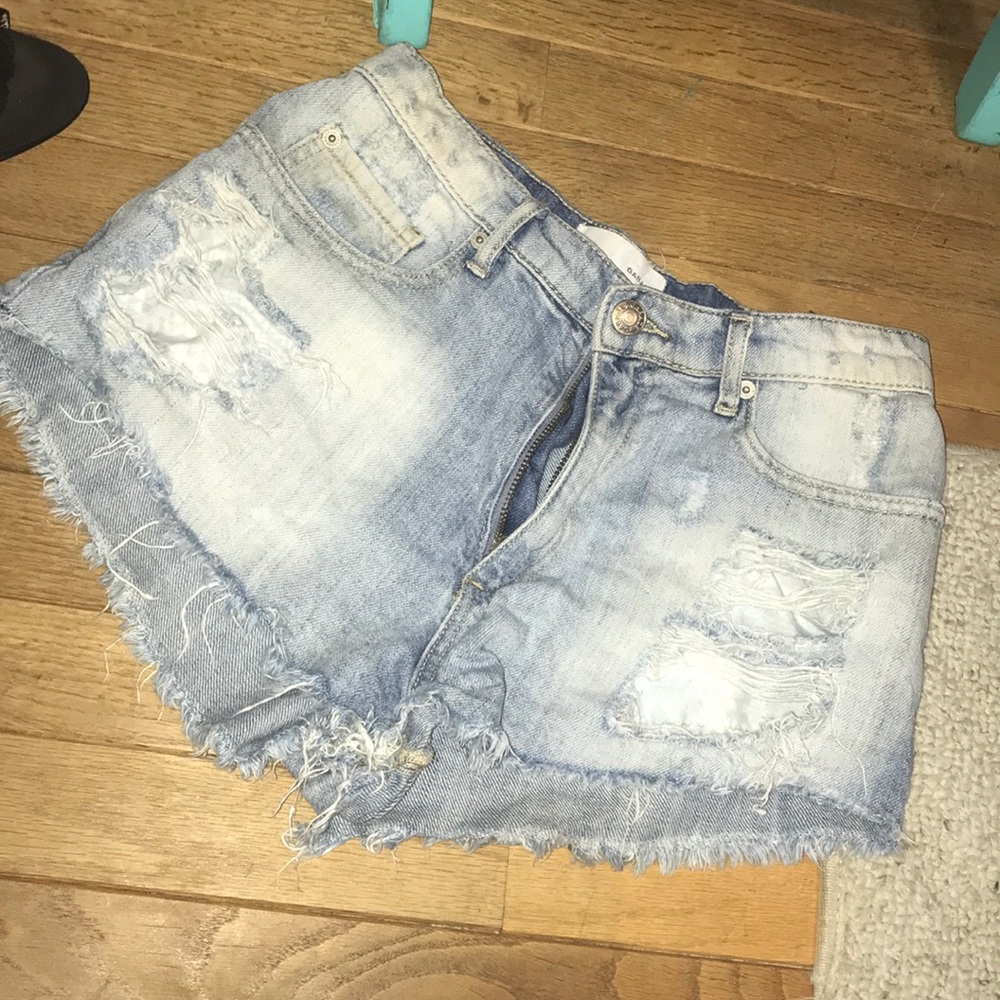 Garage denim shorts